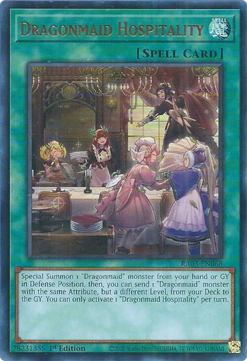 Dragonmaid Hospitality (UR) [RA03-EN068] Ultra Rare | Total Play