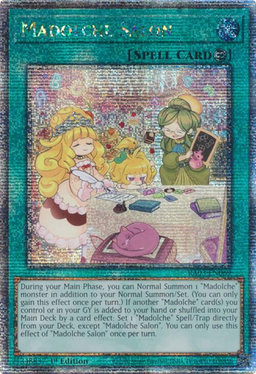 Madolche Salon (Quarter Century Secret Rare) [RA03-EN069] Quarter Century Secret Rare | Total Play