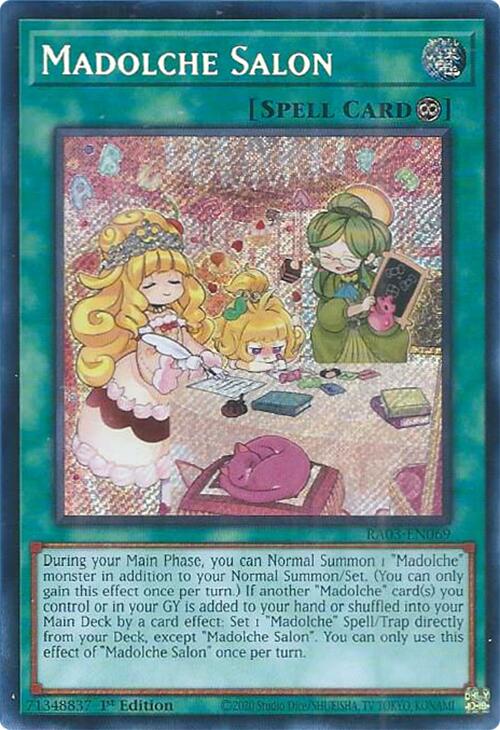 Madolche Salon (Secret Rare) [RA03-EN069] Secret Rare | Total Play