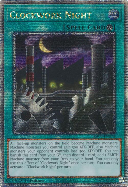 Clockwork Night (Quarter Century Secret Rare) [RA03-EN071] Quarter Century Secret Rare | Total Play