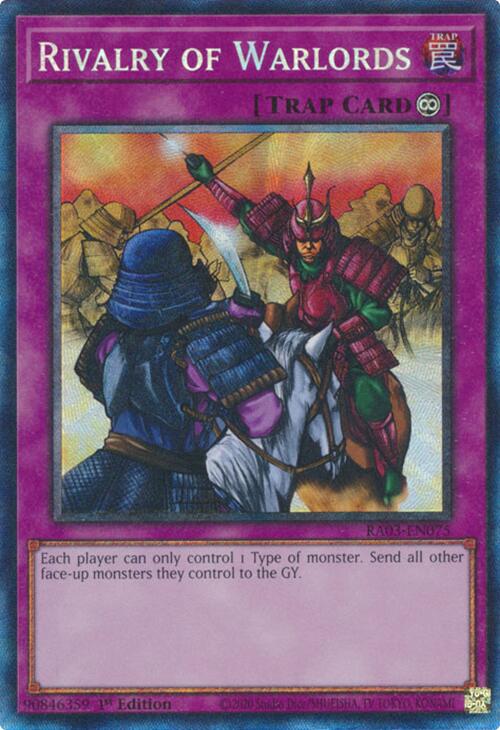 Rivalry of Warlords (CR) [RA03-EN075] Prismatic Collector's Rare | Total Play