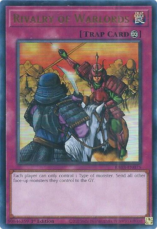 Rivalry of Warlords (UR) [RA03-EN075] Ultra Rare | Total Play
