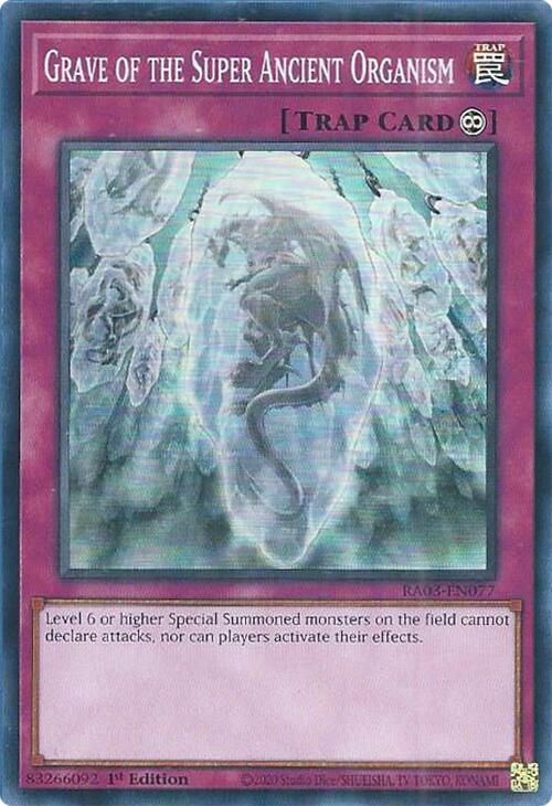 Grave of the Super Ancient Organism [RA03-EN077] Super Rare | Total Play