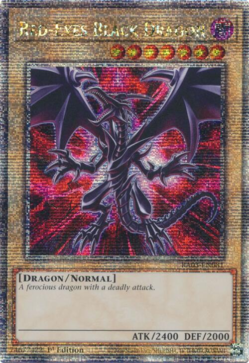 Red-Eyes Black Dragon (Quarter Century Secret Rare) [RA03-EN081] Quarter Century Secret Rare | Total Play