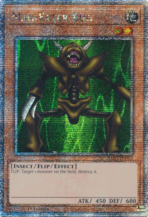 Man-Eater Bug (Quarter Century Secret Rare) [RA03-EN082] Quarter Century Secret Rare | Total Play