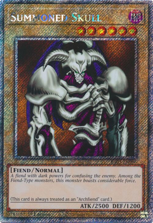 Summoned Skull (Platinum Secret Rare) [RA03-EN086] Platinum Secret Rare | Total Play