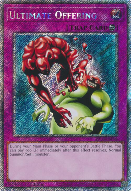 Ultimate Offering (Platinum Secret Rare) [RA03-EN088] Platinum Secret Rare | Total Play