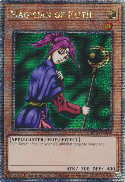 Magician of Faith (Quarter Century Secret Rare) [RA03-EN090] Quarter Century Secret Rare | Total Play