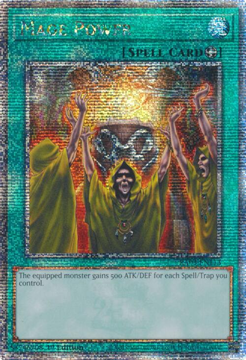 Mage Power (Quarter Century Secret Rare) [RA03-EN113] Quarter Century Secret Rare | Total Play