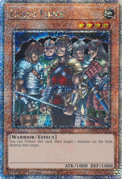 Exiled Force (Quarter Century Secret Rare) [RA03-EN119] Quarter Century Secret Rare | Total Play