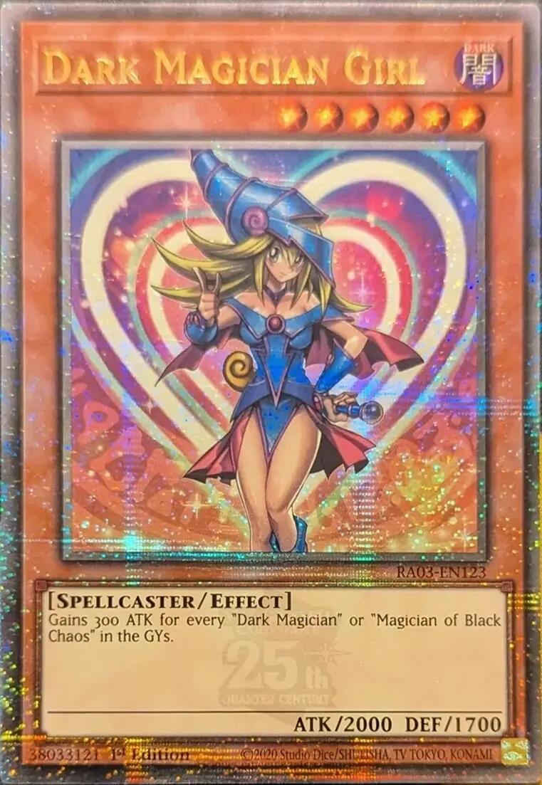 Dark Magician Girl (Quarter Century Secret Rare) [RA03-EN123] Quarter Century Secret Rare | Total Play