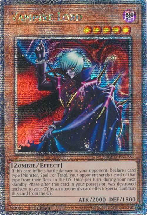 Vampire Lord (Quarter Century Secret Rare) [RA03-EN128] Quarter Century Secret Rare | Total Play