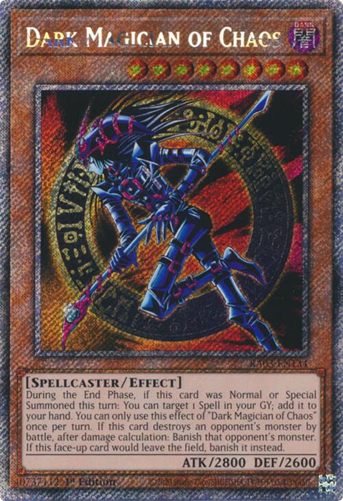 Dark Magician of Chaos (Platinum Secret Rare) [RA03-EN134] Platinum Secret Rare | Total Play