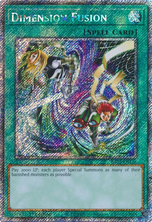 Dimension Fusion (Platinum Secret Rare) [RA03-EN136] Platinum Secret Rare | Total Play