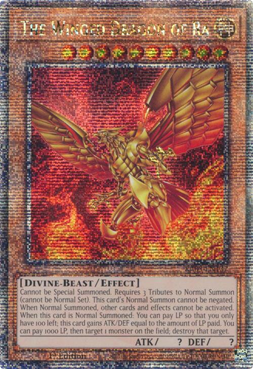 The Winged Dragon of Ra (Quarter Century Secret Rare) [RA03-EN137] Quarter Century Secret Rare | Total Play