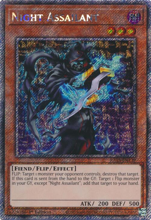 Night Assailant (Platinum Secret Rare) [RA03-EN139] Platinum Secret Rare | Total Play