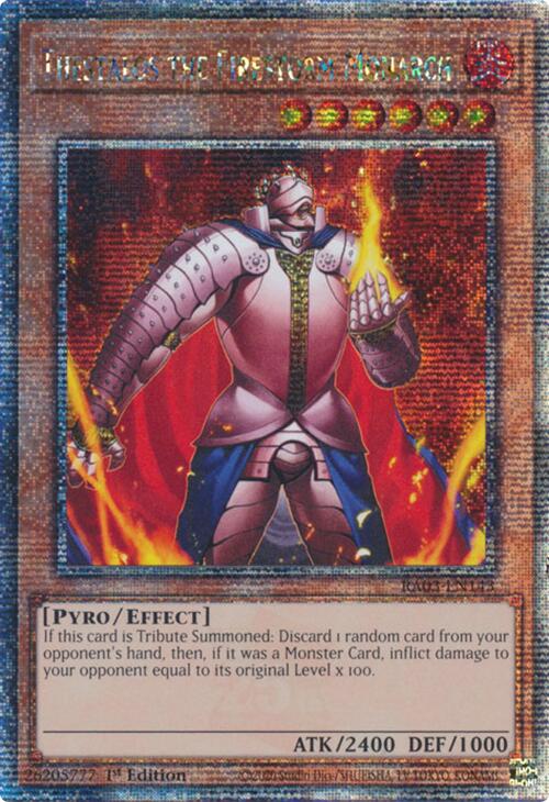 Thestalos the Firestorm Monarch (Quarter Century Secret Rare) [RA03-EN143] Quarter Century Secret Rare | Total Play