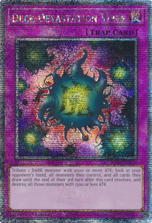 Deck Devastation Virus (Quarter Century Secret Rare) [RA03-EN150] Quarter Century Secret Rare | Total Play