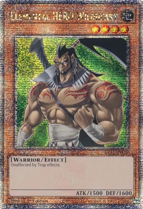 Elemental HERO Wildheart (Quarter Century Secret Rare) [RA03-EN157] Quarter Century Secret Rare | Total Play