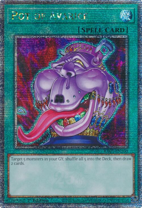 Pot of Avarice (Quarter Century Secret Rare) [RA03-EN160] Quarter Century Secret Rare | Total Play