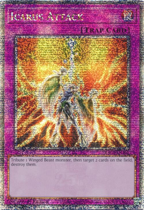 Icarus Attack (Quarter Century Secret Rare) [RA03-EN165] Quarter Century Secret Rare | Total Play