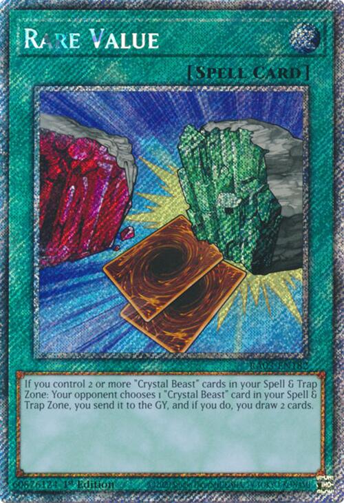 Rare Value (Platinum Secret Rare) [RA03-EN182] Platinum Secret Rare | Total Play