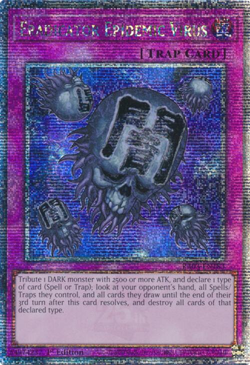 Eradicator Epidemic Virus (Quarter Century Secret Rare) [RA03-EN183] Quarter Century Secret Rare | Total Play