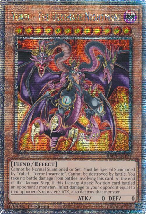 Yubel - The Ultimate Nightmare (Quarter Century Secret Rare) [RA03-EN191] Quarter Century Secret Rare | Total Play