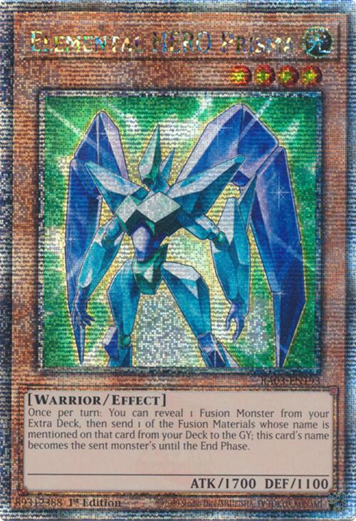 Elemental HERO Prisma (Quarter Century Secret Rare) [RA03-EN193] Quarter Century Secret Rare | Total Play