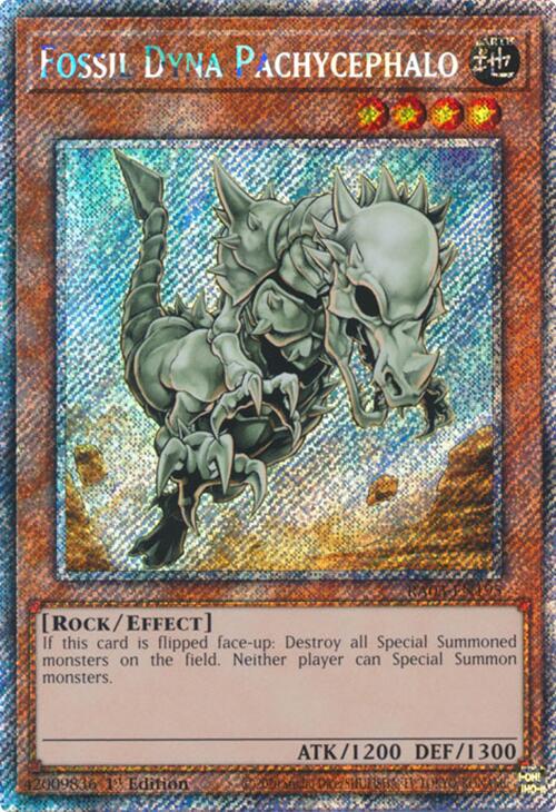 Fossil Dyna Pachycephalo (Platinum Secret Rare) [RA03-EN195] Platinum Secret Rare | Total Play