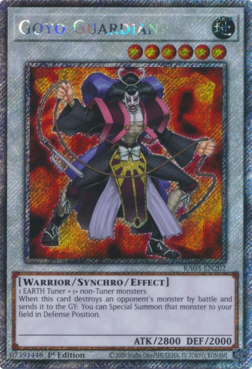 Goyo Guardian (Platinum Secret Rare) [RA03-EN202] Platinum Secret Rare | Total Play