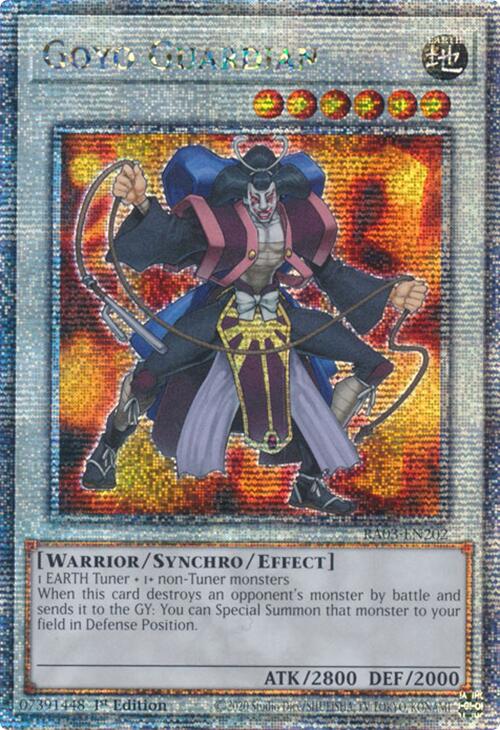 Goyo Guardian (Quarter Century Secret Rare) [RA03-EN202] Quarter Century Secret Rare | Total Play