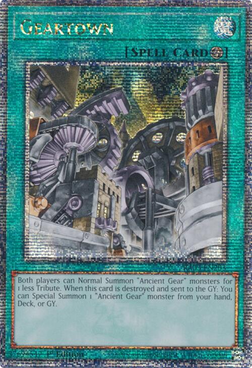 Geartown (Quarter Century Secret Rare) [RA03-EN203] Quarter Century Secret Rare | Total Play