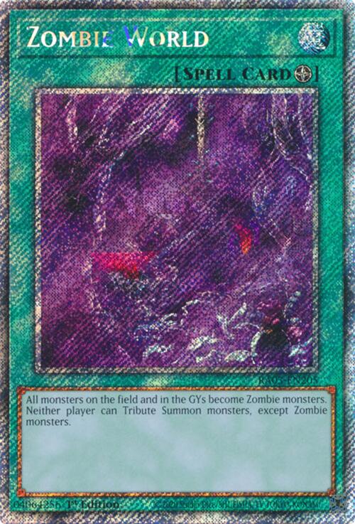 Zombie World (Platinum Secret Rare) [RA03-EN205] Platinum Secret Rare | Total Play