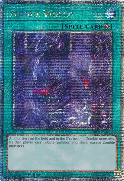 Zombie World (Quarter Century Secret Rare) [RA03-EN205] Quarter Century Secret Rare | Total Play