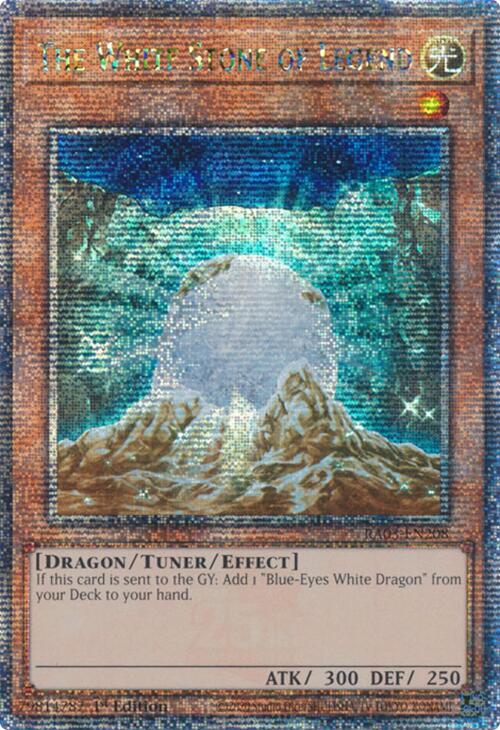 The White Stone of Legend (Quarter Century Secret Rare) [RA03-EN208] Quarter Century Secret Rare | Total Play