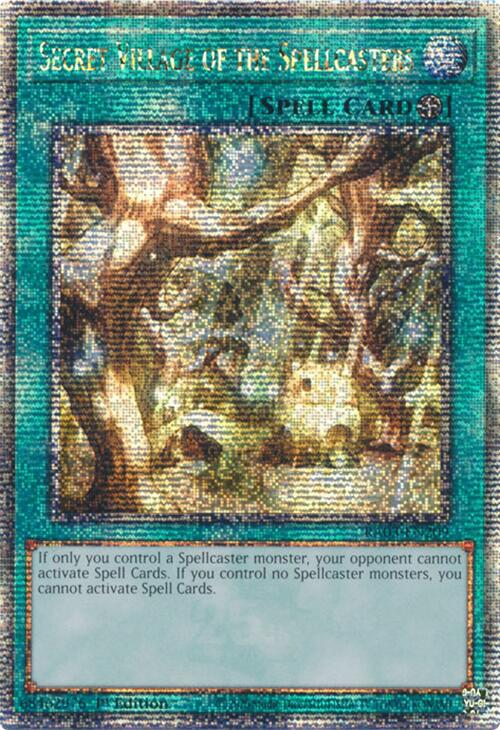 Secret Village of the Spellcasters (Quarter Century Secret Rare) [RA03-EN209] Quarter Century Secret Rare | Total Play