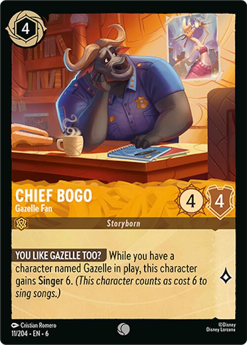Chief Bogo - Gazelle Fan (11/204) [Azurite Sea] | Total Play