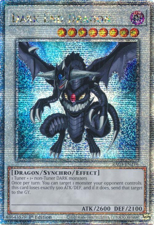 Dark End Dragon (Quarter Century Secret Rare) [RA03-EN216] Quarter Century Secret Rare | Total Play