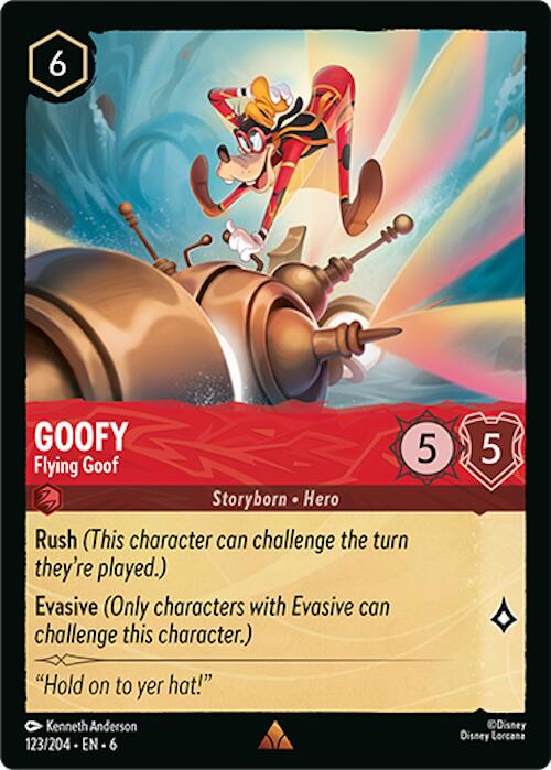 Goofy - Flying Goof (123/204) [Azurite Sea] | Total Play