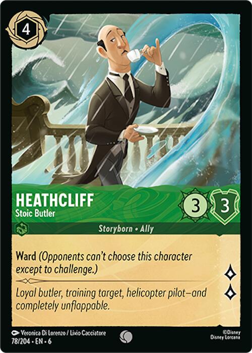 Heathcliff - Stoic Butler (78/204) [Azurite Sea] | Total Play