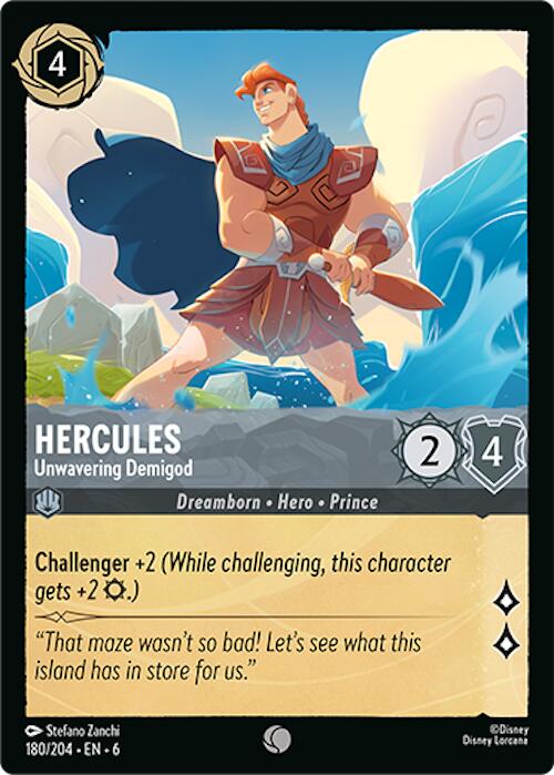 Hercules - Unwavering Demigod (180/204) [Azurite Sea] | Total Play