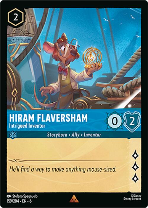 Hiram Flaversham - Intrigued Inventor (159/204) [Azurite Sea] | Total Play