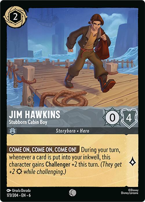 Jim Hawkins - Stubborn Cabin Boy (173/204) [Azurite Sea] | Total Play