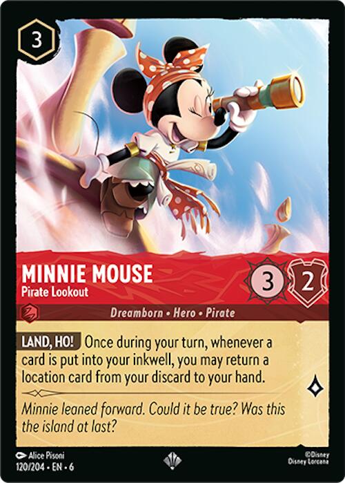 Minnie Mouse - Pirate Lookout (120/204) [Azurite Sea] | Total Play