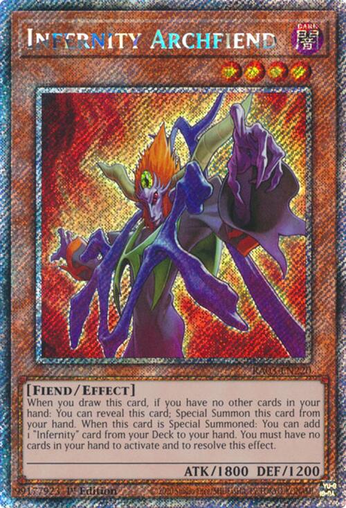 Infernity Archfiend (Platinum Secret Rare) [RA03-EN220] Platinum Secret Rare | Total Play