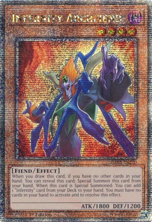 Infernity Archfiend (Quarter Century Secret Rare) [RA03-EN220] Quarter Century Secret Rare | Total Play