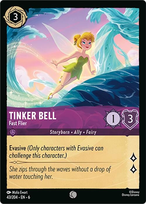 Tinker Bell - Fast Flier (43/204) [Azurite Sea] | Total Play