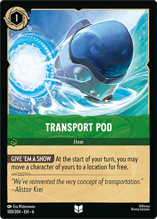 Transport Pod (100/204) [Azurite Sea] | Total Play