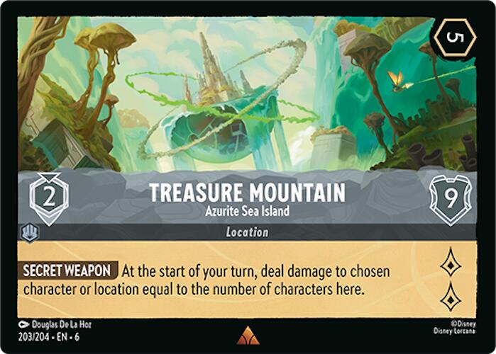 Treasure Mountain - Azurite Sea Island (203/204) [Azurite Sea] | Total Play